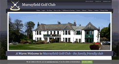 Desktop Screenshot of murrayfieldgolfclub.co.uk